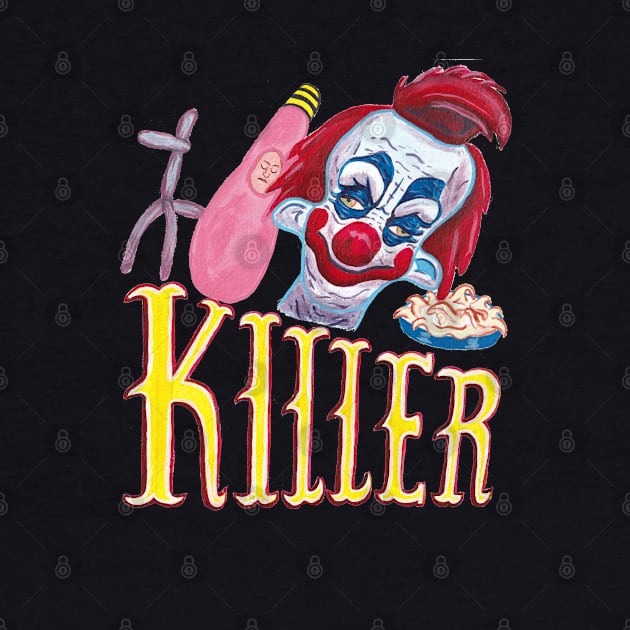 Killer Klown by tesiamarieart